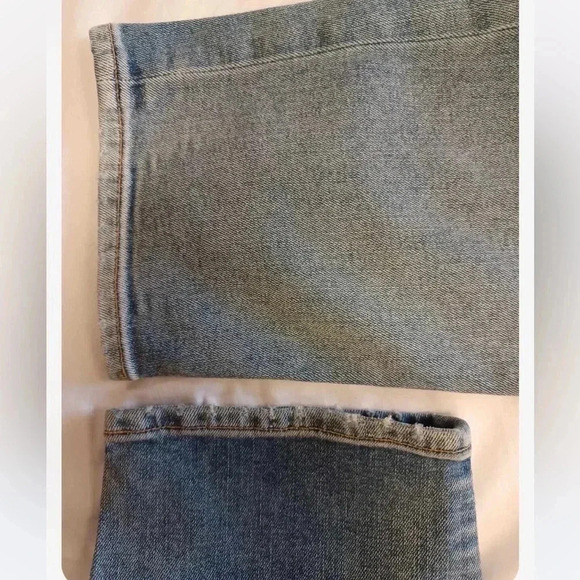 Hudson Ethan Biker Skinny Medium Wash Denim Jeans Size 42 - Picture 10 of 13